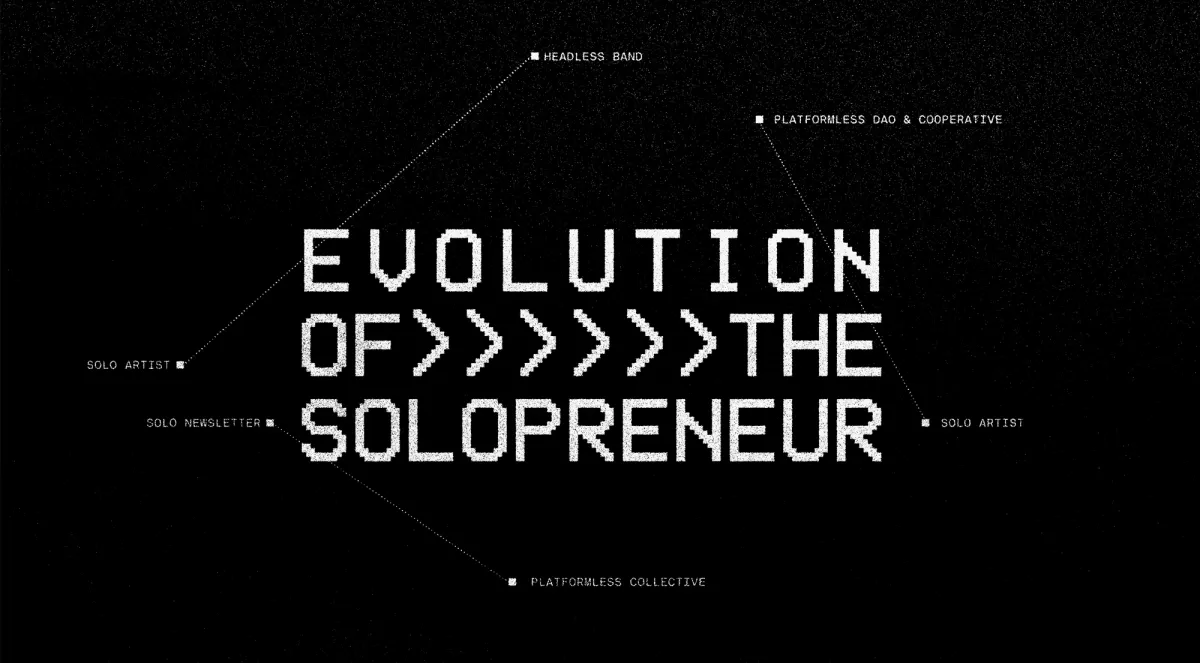 Evolution of the solopreneur π